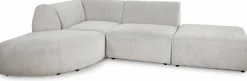 Module d'angle droit sneak gris clair Jax - Hkliving