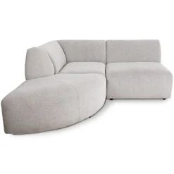 Module d'angle droit sneak gris clair Jax - Hkliving