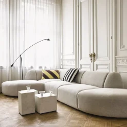 Module d'angle droit sneak gris clair Jax - Hkliving