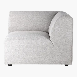 Module d'angle droit sneak gris clair Jax - Hkliving