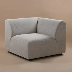 Module d'angle droit sneak gris clair Jax - Hkliving