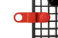 Module d’angle gauche de canapé d’extérieur rayé orange Paletti - Fatboy