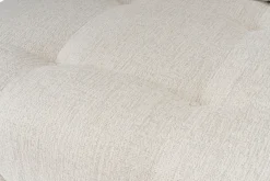 Module d'angle gauche en tissu crème 5x75cm Bubble 1R - Home Design