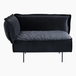 Module d'angle gauche lounge anthracite Velvet - HANDVÄRK