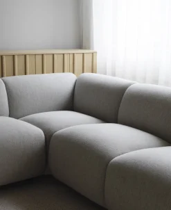 Module de canapé ouvert côté droit gris Swell modular sofa 340 - Normann Copenhagen