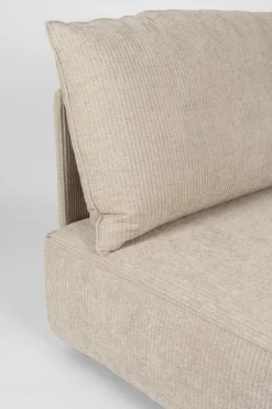 Module de canapé 1,5 place en tissu sable 87cm Hunter - Zuiver