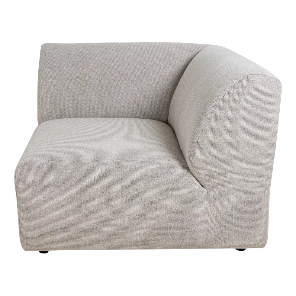 Module de fin angle droit sneak gris clair Jax - Hkliving