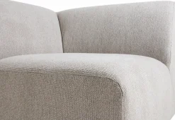 Module de fin angle droit sneak gris clair Jax - Hkliving