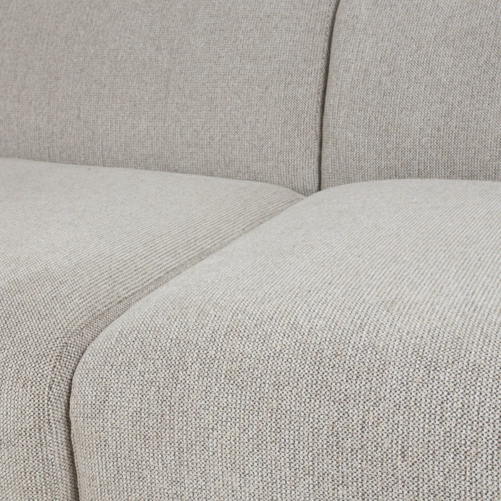Module de fin angle droit sneak gris clair Jax - Hkliving