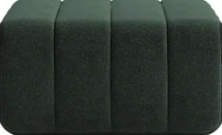 Module en tissu dama vert foncé 68x34cm Curt - Ambivalenz