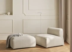 Module en tissus vilme bouclé sable Arké - Bolia