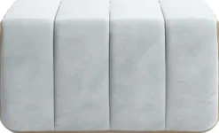Module en velours barcelone bleu clair 68x34cm Curt - Ambivalenz
