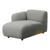 Module méridienne accoudoir gauche gris Swell modular sofa 400 - Normann Copenhagen