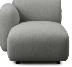 Module méridienne accoudoir gauche gris Swell modular sofa 400 - Normann Copenhagen