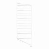 Montant en acier blanc à poser 30x85 cm - String furniture