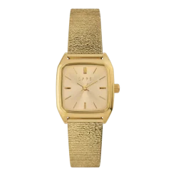 Montre en métal pépite et cadran doré Nova champagne - Laps