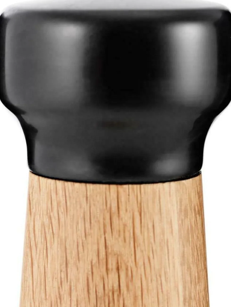 Moulin à poivre en chêne et marbre noir 18 cm Craft Oak/noir - Normann Copenhagen