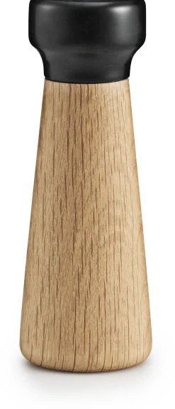 Moulin à poivre en chêne et marbre noir 18 cm Craft Oak/noir - Normann Copenhagen