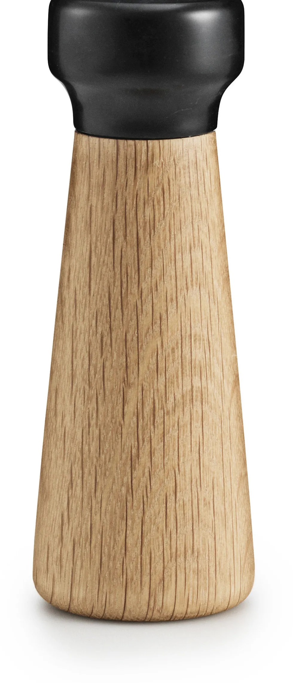 Moulin à poivre en chêne et marbre noir 18 cm Craft Oak/noir - Normann Copenhagen