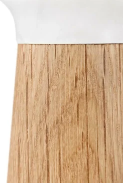 Moulin à sel en chêne naturel et marbre blanc 27 cm Craft Oak/blanc - Normann Copenhagen