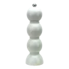 Moulin à sel ou à poivre en bois laqué blanc 24 cm Bobbin - Addison Ross