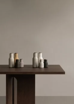 2 Moulins à sel et à poivre en céramique vert et beige Bottle Grinder - Audo