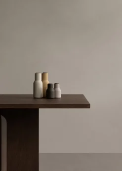 2 Moulins à sel et à poivre en céramique vert et beige Bottle Grinder - Audo