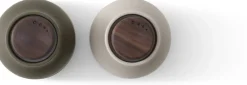 2 Moulins à sel et à poivre en céramique vert et beige Bottle Grinder - Audo