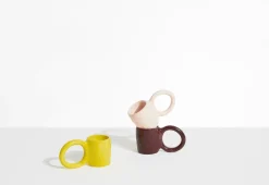 Mug en faïence citron 9 cm Donut - Petite Friture