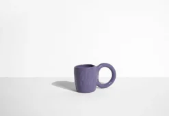 Mug en faïence myrtille 9 cm Donut - Petite Friture