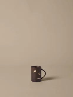 Mug en grès marron 11x7,5x10cm Koyo - Ferm living