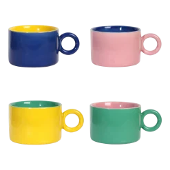 4 mugs colorés Chiquito - &Klevering
