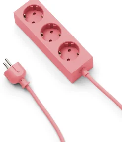 Mutliprise 3 prises rose 5m Power Bar - Pedestal