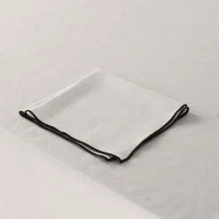 Nappe Carrée Carlina Beige Clair Et Noir - Madura