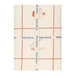 Nappe de table rectangulaire en coton bio à carreaux rouge 150 x 250 cm - Nobodinoz