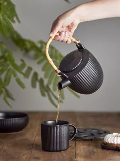 Neri Théière Noir Grès - Bloomingville