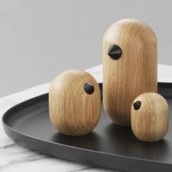 Oiseau en bois 3 cm Little Bird Oak - Normann Copenhagen