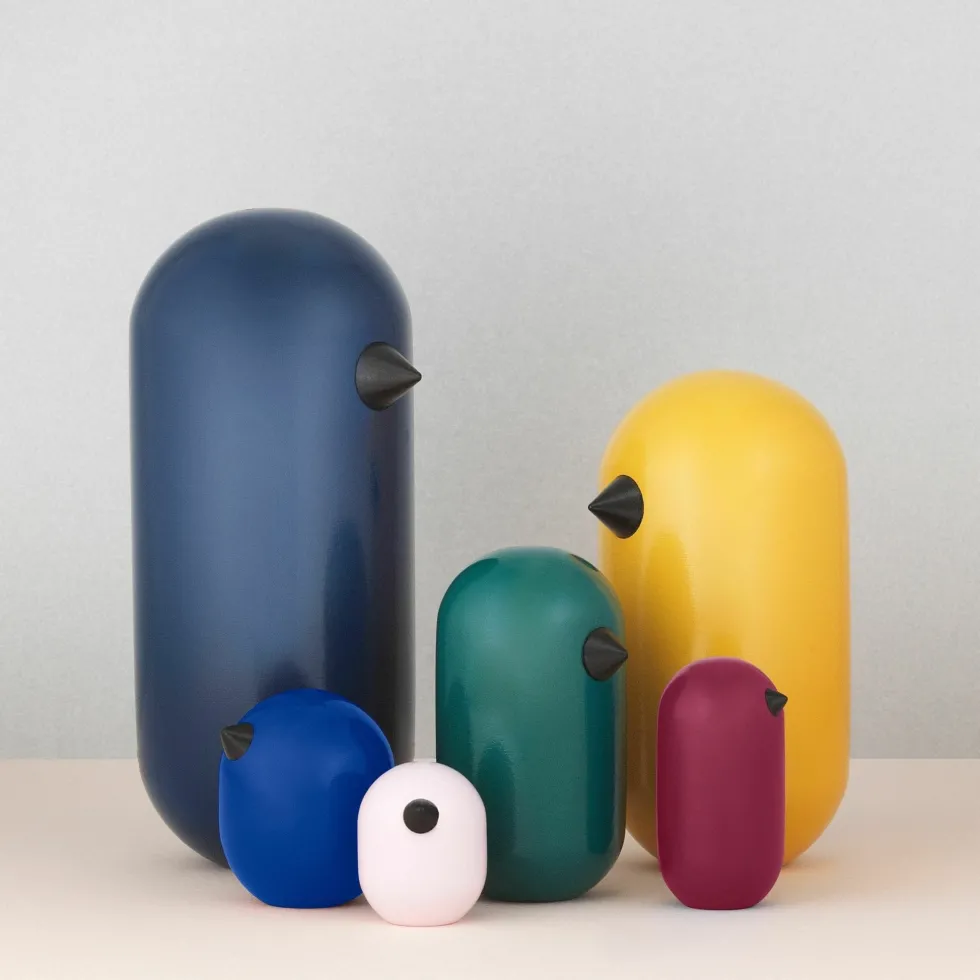 Oiseau en bois 4,5 cm Little Bird Oak - Normann Copenhagen