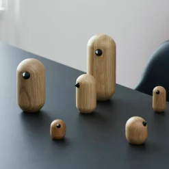 Oiseau en bois 4,5 cm Little Bird Oak - Normann Copenhagen