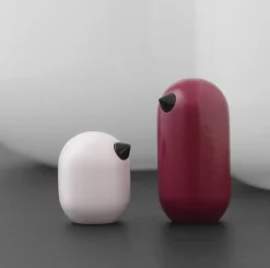 Oiseau en bois 3 cm Rose Little Bird Light Pink - Normann Copenhagen