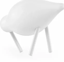 Oiseau en chêne blanc et pieds en acier blancs S Shorebird blanc / blanc - Normann Copenhagen