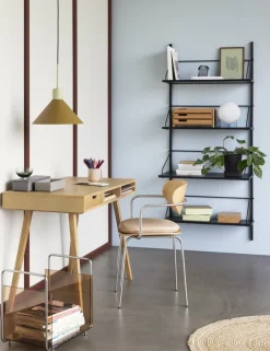 Organisateur de bureau en chêne - Hübsch