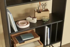 Organisateur de bureau en chêne - Hübsch
