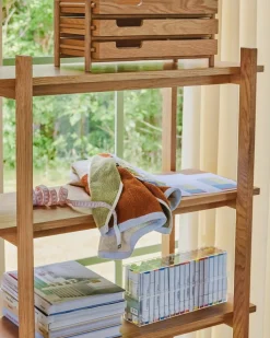 Organisateur de bureau en chêne - Hübsch