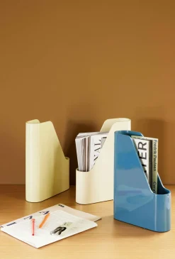 Organiseur de bureau Redux blanc cassé/jaune clair/essence (Lot de 3) - Hübsch