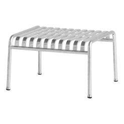 Ottoman de jardin en métal gris galvanisé Palissade - HAY