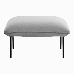 Ottoman en laine gris Nakki - Woud
