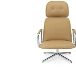 Pad Lounge Chair High Swivel Alu - Normann Copenhagen
