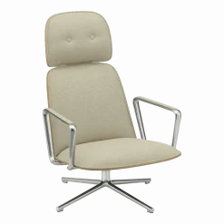 Pad Lounge Chair High Swivel Alu - Normann Copenhagen