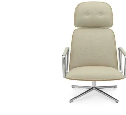Pad Lounge Chair High Swivel Alu - Normann Copenhagen